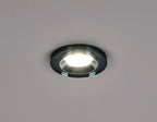 Giza Sleek Designer Colour Selectable IP65 Downlight With Shallow Crystal Circular Bezel