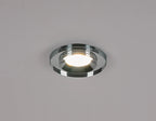 Giza Sleek Designer Colour Selectable IP65 Downlight With Shallow Crystal Circular Bezel