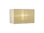 Diyas - 38cm Florence Rectangle Organza Shade For Table Lamp - Luminosity Designs Ltd