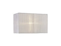 Diyas - 38cm Florence Rectangle Organza Shade For Table Lamp - Luminosity Designs Ltd