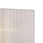 Diyas - 38cm Florence Rectangle Organza Shade For Table Lamp - Luminosity Designs Ltd