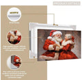 Santa and Mrs Claus Canvas mounted print