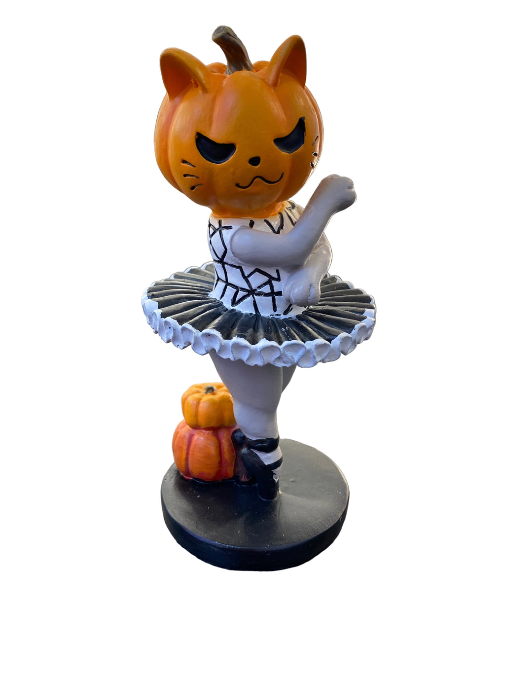 Pumpkin Kitty Ballerinas Ornament