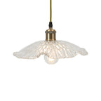 Chur Lozenge Non Electric Patterned Glass Floral Shade for Ceiling Pendants