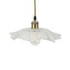 Chur Petal Non Electric Patterned Glass Floral Shade for Ceiling Pendants