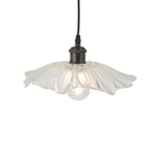 Chur Petal Non Electric Patterned Glass Floral Shade for Ceiling Pendants