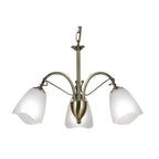 Turin 3 Light Traditional Style Ceiling Fitting Pendant or Semi Flush, 3 x E14