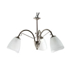 Turin 3 Light Traditional Style Ceiling Fitting Pendant or Semi Flush, 3 x E14