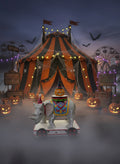 Halloween Circus Elephant Ceramic Figure