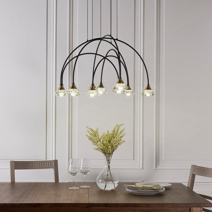 Willow Circular Curving Pendant