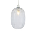 Riverwood Long Non Electric Pumpkin Glass Shade for Ceiling Pendants