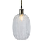 Riverwood Long Non Electric Pumpkin Glass Shade for Ceiling Pendants