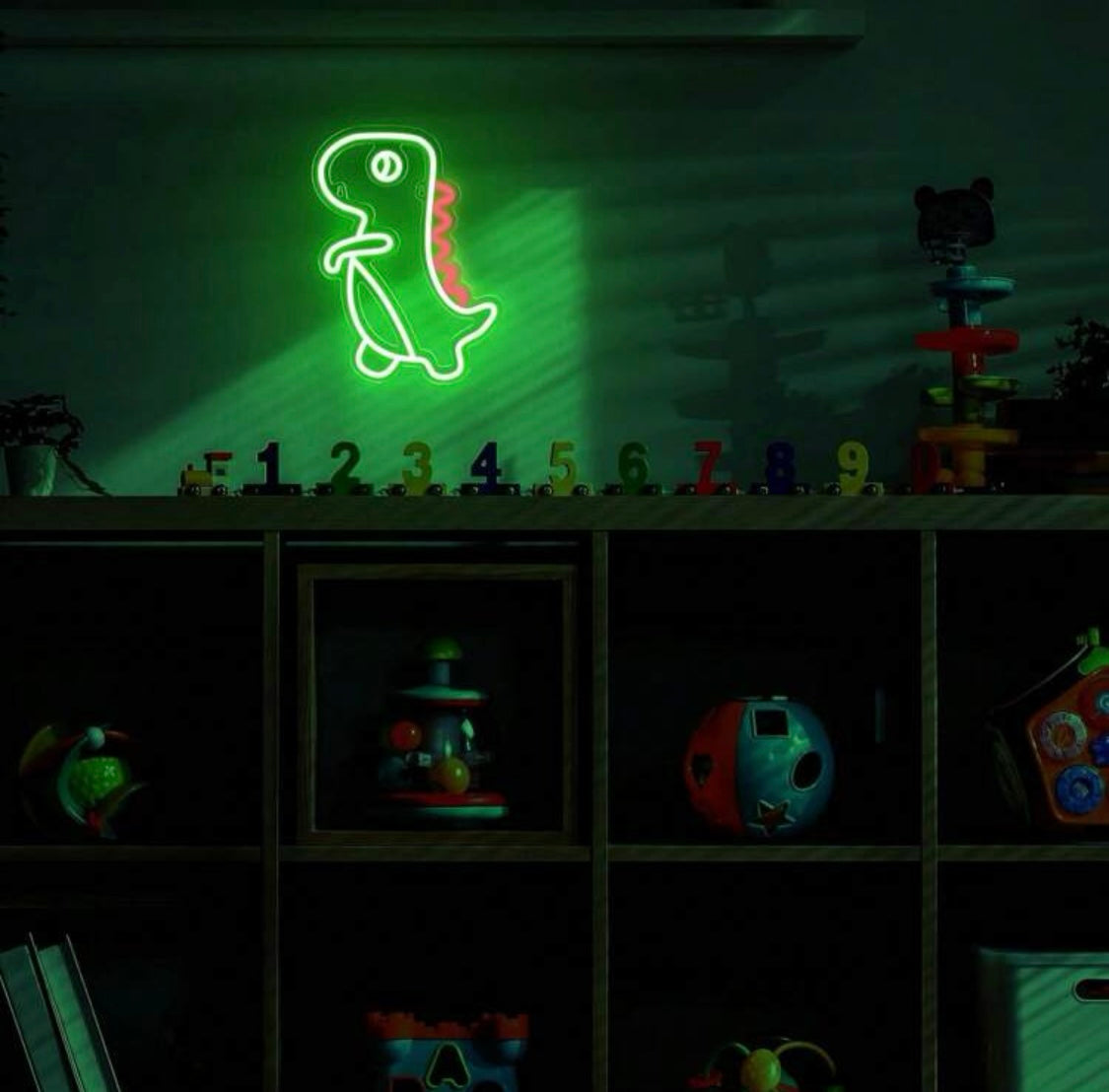 Led Neon Dinosaur Playroom Sign