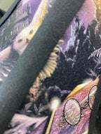 5" Handmade English Wizard themed Traditional Shaped Lamp Shade With a Candle Clip (S650) - Luminosity Designs Ltd