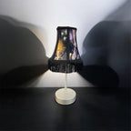 5" Handmade English Wizard themed Traditional Shaped Lamp Shade With a Candle Clip (S650) - Luminosity Designs Ltd