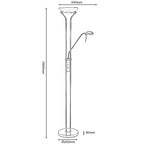 Oaks INTEGRATED LED Dimmable Mother and Child Floor Lamp