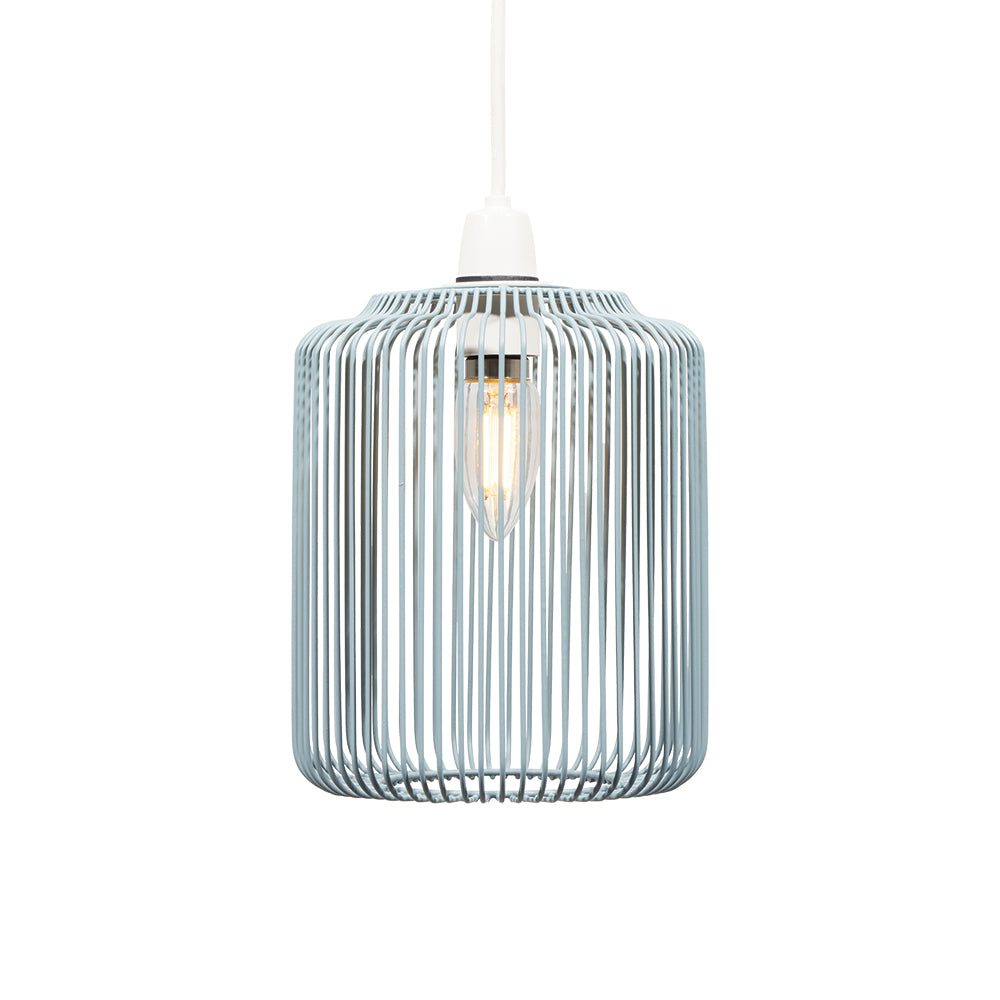 Dapto Non Electric Pendant Shade With Metal Curved Framework