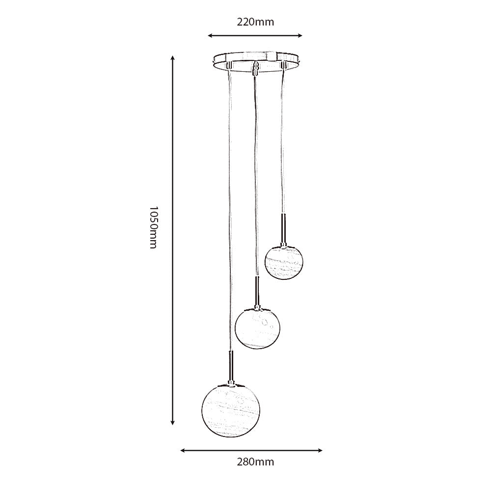 Grafton Living Set including Multi Pendant, Semi Flush and G9 Bulb set