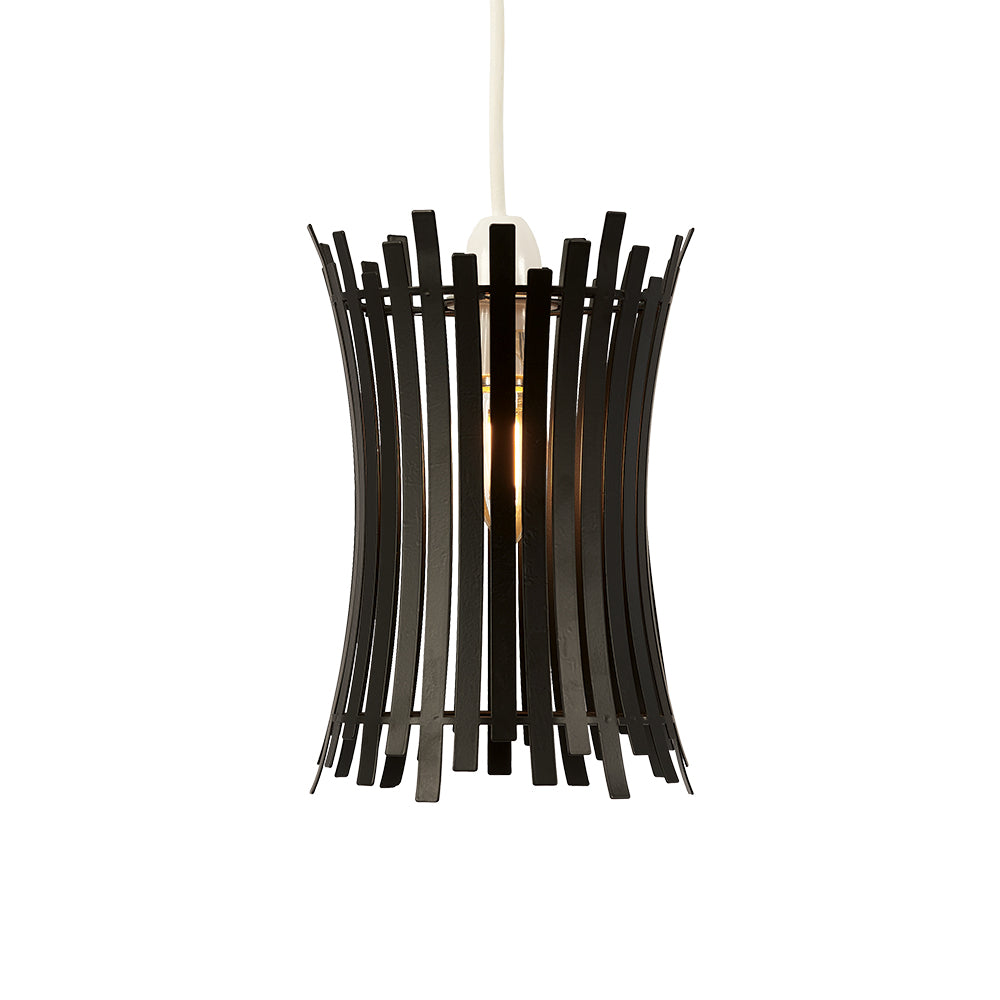 Navenby Geometric None Electric Pendant Shade With Metal Curved Framework