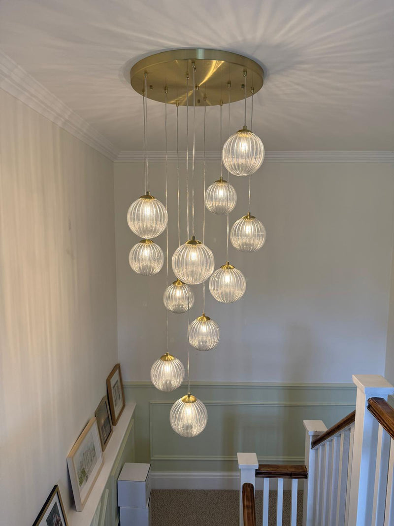 11 Light Custom Multi Pendant