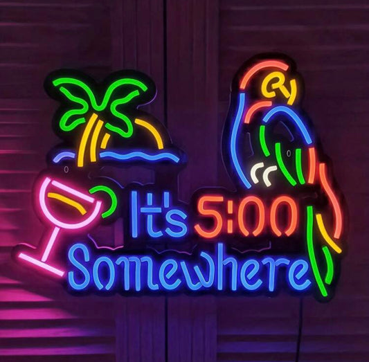 Led Neon Cocktail Bar Sign