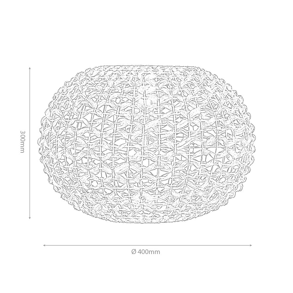 Giverny Large Eco Friendly Waterlily Grass Pendant Shade