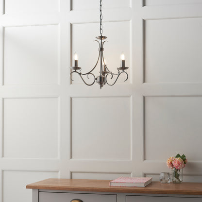 Bernice 3 Light Chandelier