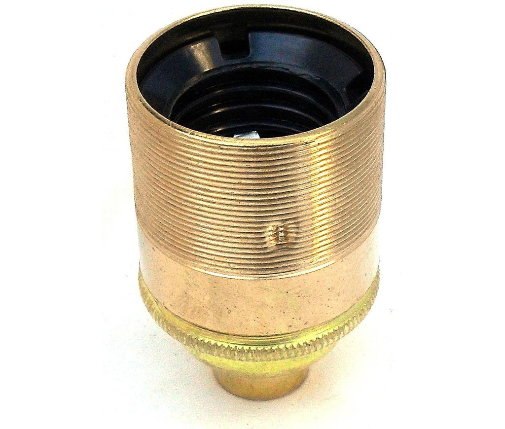 Brass ES Unswitched Lampholder (10mm)