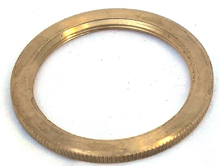 Milled Metal Shade Ring for Holding Lampshades in Place