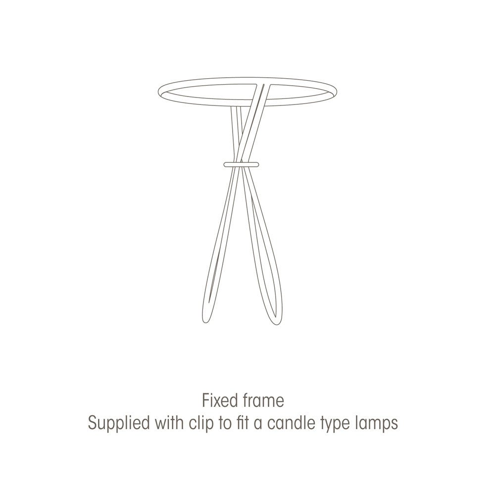 Oaks Lighting - 6" Cotton Drum Shade with Candle Clip for Wall Lights and Small Lamps - Luminosity Designs Ltd