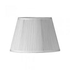 Oaks Lighting - 6" Mushroom Pleated Shade With Candle Clip for Lamps and Wall Lights (Oaks S401/6) - Luminosity Designs Ltd