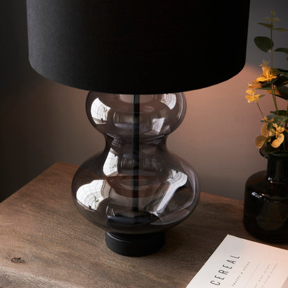 Sherman Curved Glass Touch Table Lamp