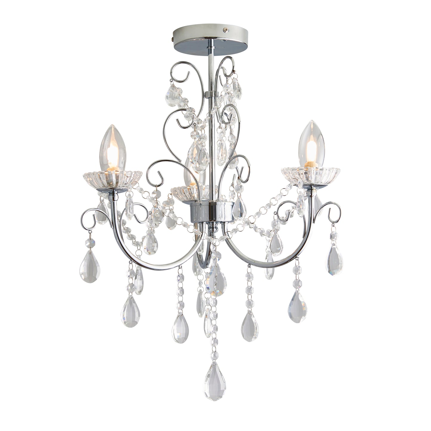 Tabitha Semi Flush IP Rated Chandelier