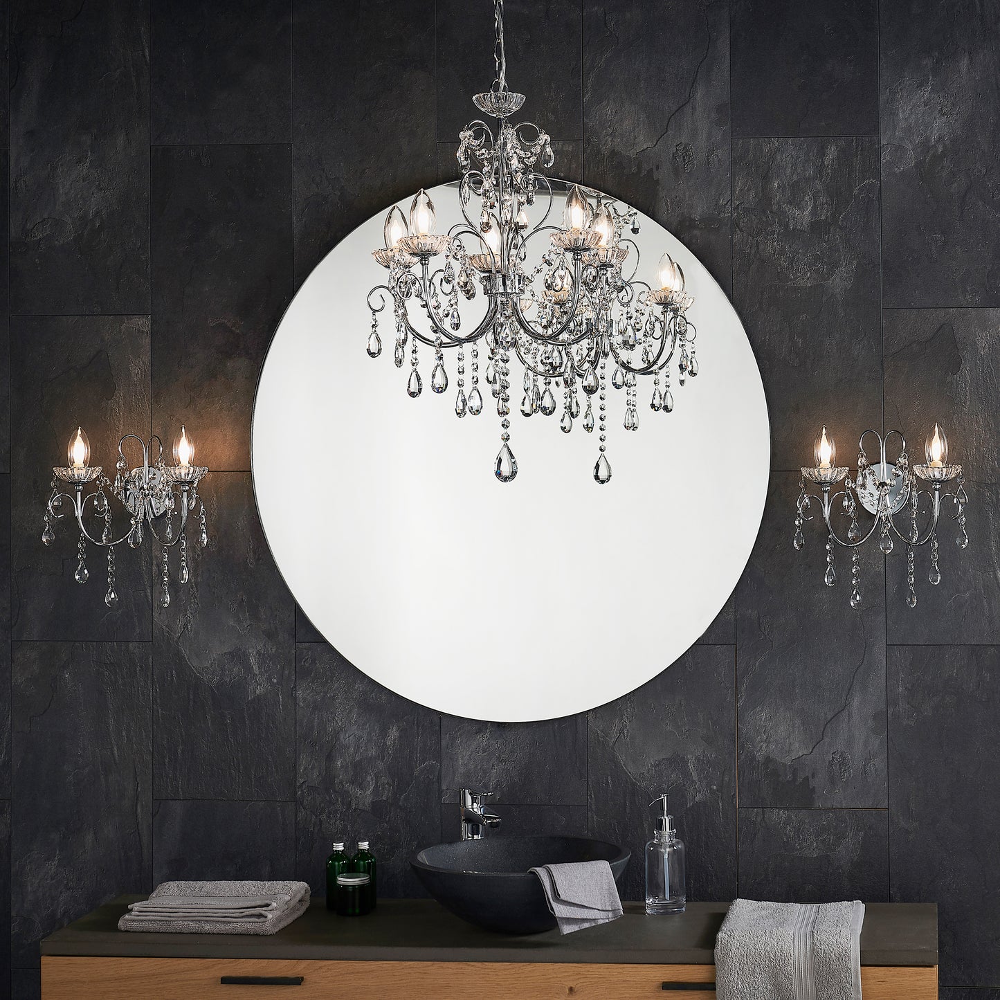 Tabitha Small IP Rated Chandelier