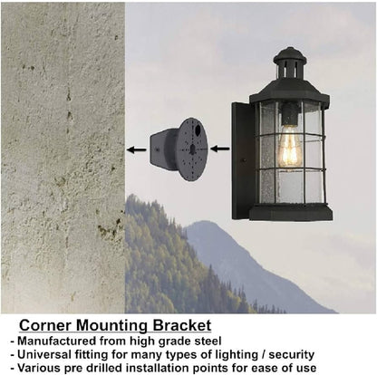 Corner Bracket for Outdoor Wall Lights