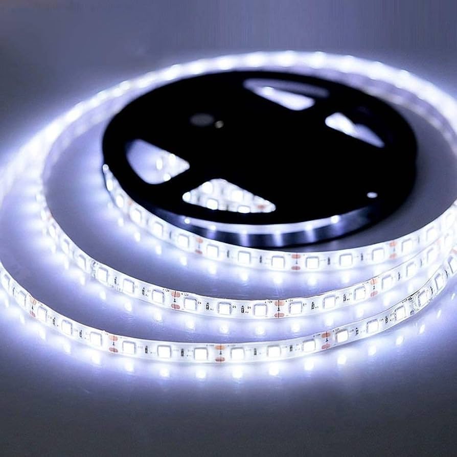 Deltech LST66/CW 5m Flexi LED Strip, 12v IP65 ,5.5w Per Meter ,Cool White