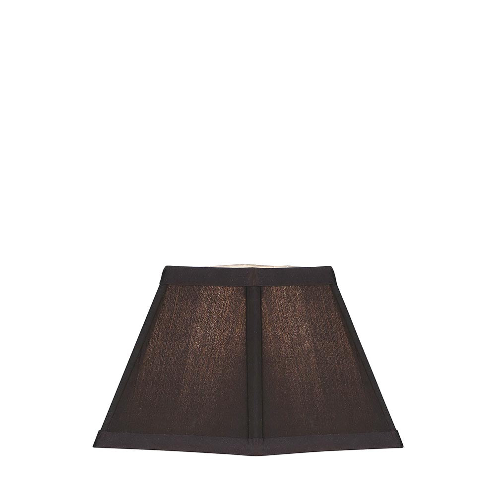 Interiors 1900 Alice 9" Black Tapered Square Shade