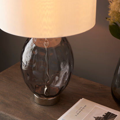 Fluid Glass Touch Table Lamp