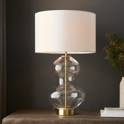 Sherman Curved Glass Touch Table Lamp