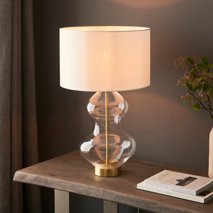 Sherman Curved Glass Touch Table Lamp