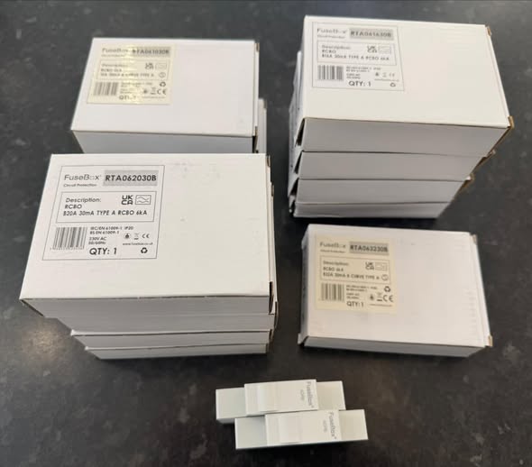 Clearance Bundle - FUSEBOX Type A 30mA RCBO’s