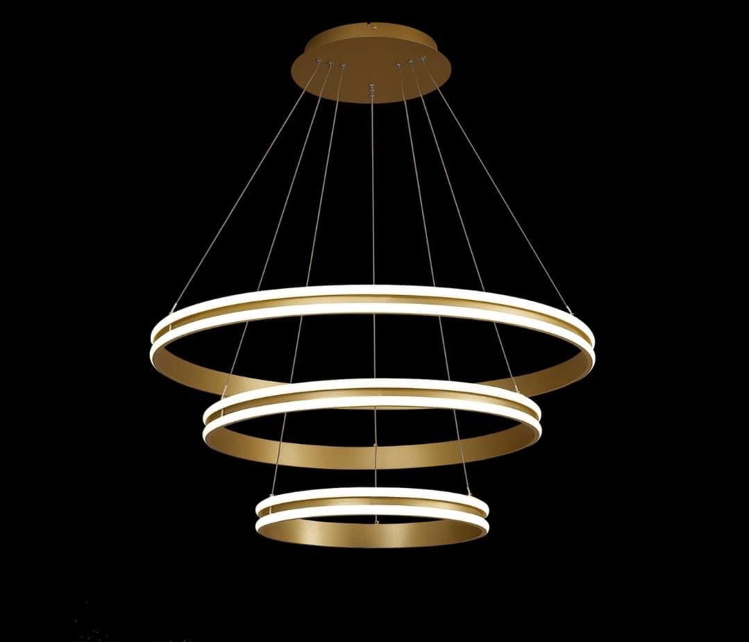 Serenity Futuristic Neon Chandelier