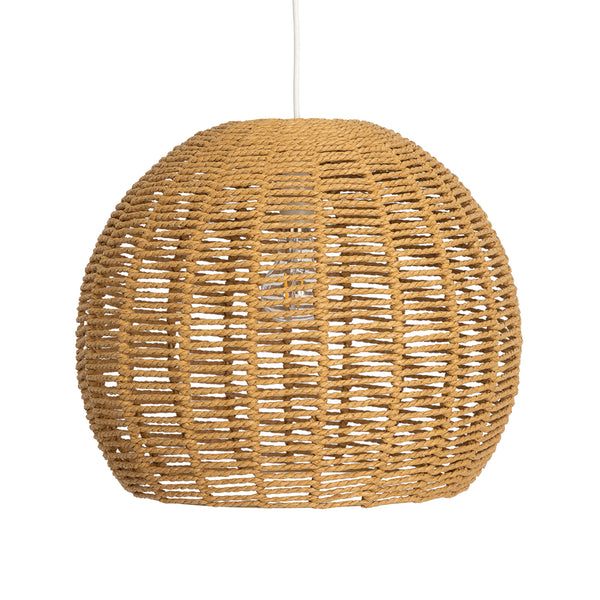 Large Clinton Natural Paper String Eco Friendly Easy Fit Pendant Shade
