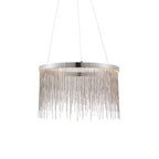 Zelma Integrated LED Chrome Chain Pendant