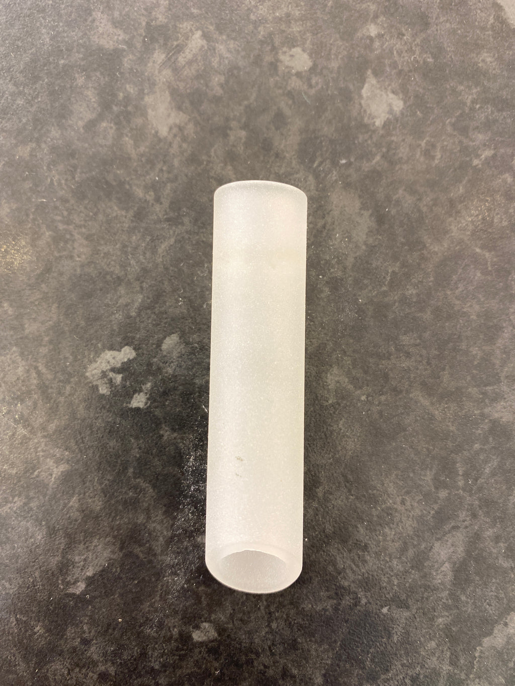 (30) Unknown Fitting - Push on Frosted glass tube with a slanted tip for G4 fitting