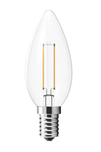 Luxram 20w Equivalent, E14 SES , 2w NON DIMMABLE Low Power Filament LED Candle Bulb  (250lm)
