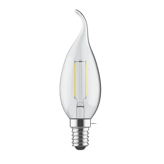 Luxram Value Classic LED Candle Tip E14 4W Warm White 2700K, 470lm