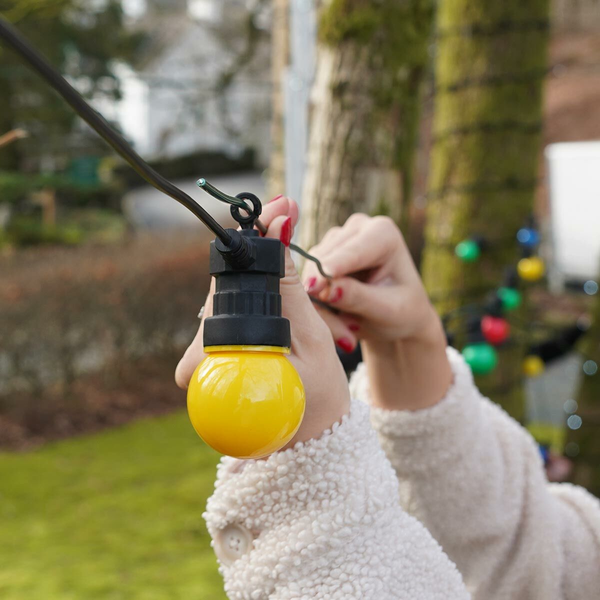 Heavy Duty Tension Wire for Connectable Festoon and Garden Lighting