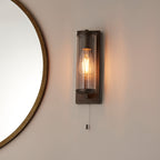 EX DISPLAY Taylor IP44 Bathroom Wall Light with Pull Switch - Bronze