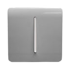 Trendi, Artistic Modern 1 Gang 2 Way 10 Amp Rocker Light Switch, BRITISH MADE, (25mm Back Box Required)